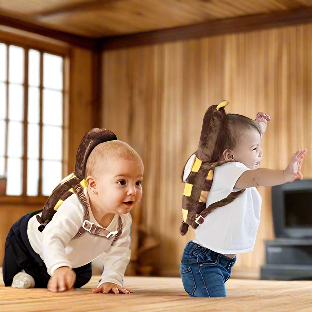 Coussin Bébé - BabyHeadBackProtector™ - Marron - Nouveaute bebe